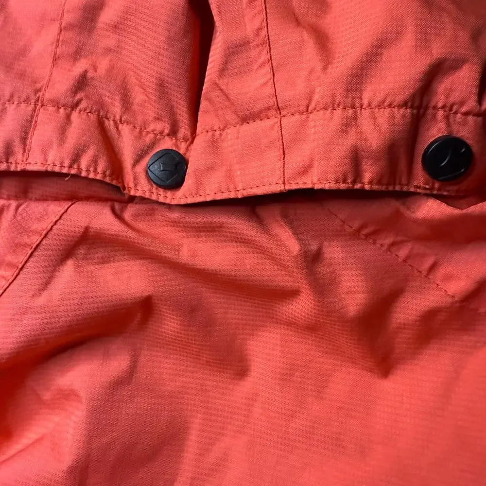 Killtec Kids Waterproof Windproof Hooded Rain Jacket, Coral, Youth Size 10